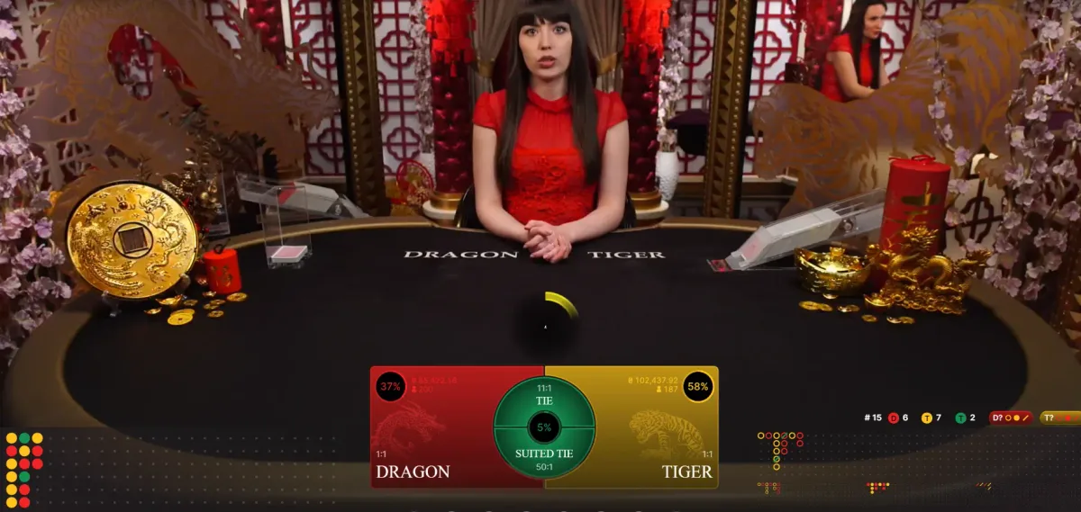 Live Dragon Tiger High Speed Table
