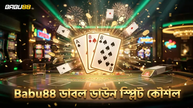 Babu88-এ ডাবল ডাউন ও স্প্লিট কৌশল সফলতার চাবিকাঠি।