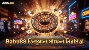 ভিজ্যুয়াল কার্ড সাফেল দিয়ে Babu88 নিরাপত্তা বাড়ায়।