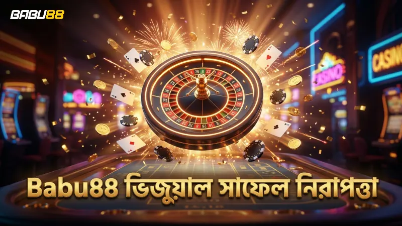 ভিজ্যুয়াল কার্ড সাফেল দিয়ে Babu88 নিরাপত্তা বাড়ায়।