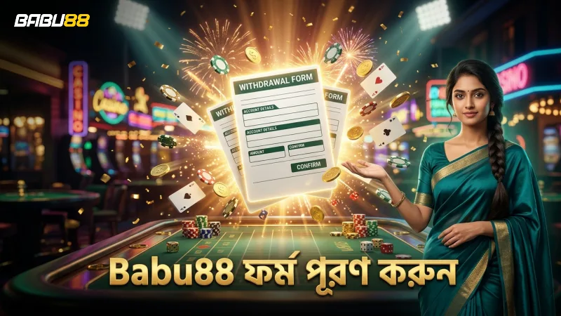Babu88 উইথড্রয়াল ফর্ম সঠিকভাবে পূরণ করে সময় বাঁচান
