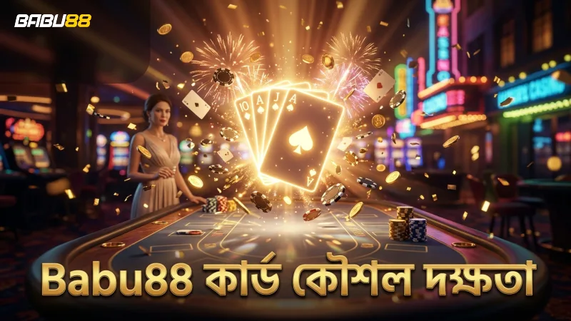 কার্ড বিশ্লেষণ ও বেট সাইজিংয়ে দক্ষতা বাড়ায় Babu88 প্লেয়াররা।