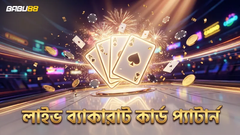 লাইভ ব্যাকারাট মোবাইলে খেলার সময় কার্ড প্যাটার্ন বিশ্লেষণ গুরুত্বপূর্ণ।