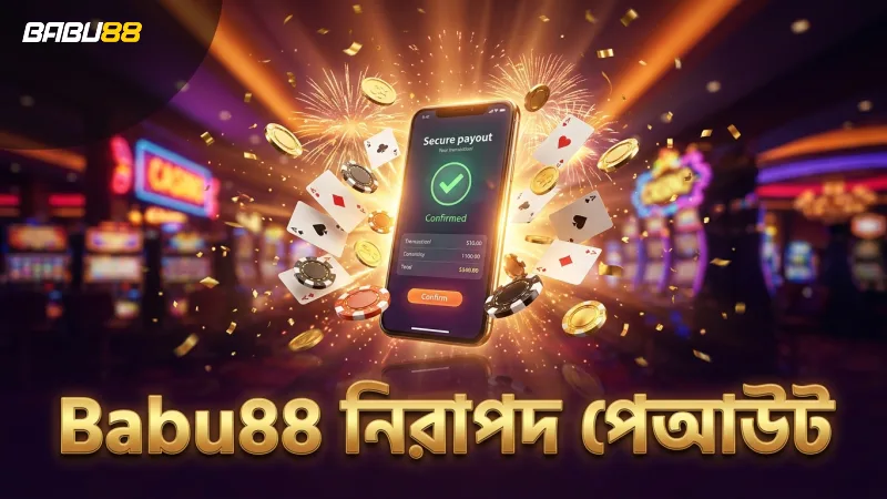 Babu88 মোবাইলে নিরাপদ পেআউট নিশ্চিত করে।