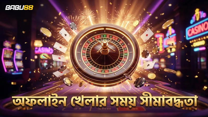 অফলাইন তিন পাত্তি খেলার সময় ব্যবস্থাপনা ও সীমাবদ্ধতা।